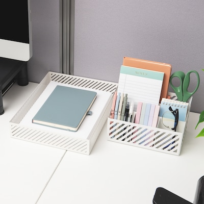 Mind Reader Paper Tray, White (MOSTRAY-WHT)