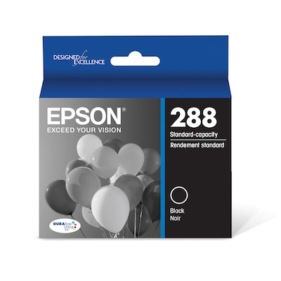 Epson T288 Black Standard Yield Ink Cartridge   (T288120-S)