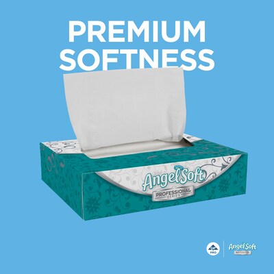 Angel Soft Professional Series Standard Facial Tissue, 2-Ply, 50 Sheets/Box, 60/Carton (48550)