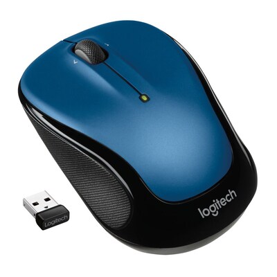 Logitech M325S Wireless Ambidextrous Optical USB Mouse, Blue (910-006829)