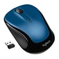 Logitech M325S Wireless Ambidextrous Optical Mouse, Blue (910-006829)