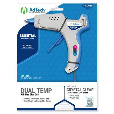 AdTech 2 Temp Glue Gun, White (4020)