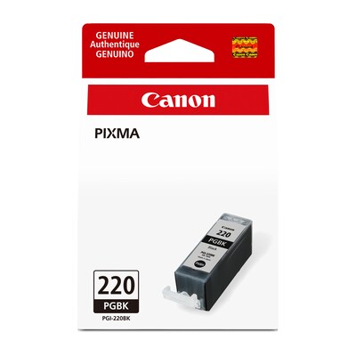 Canon 220 Pigment Black Standard Yield Ink Cartridge   (2945B001)