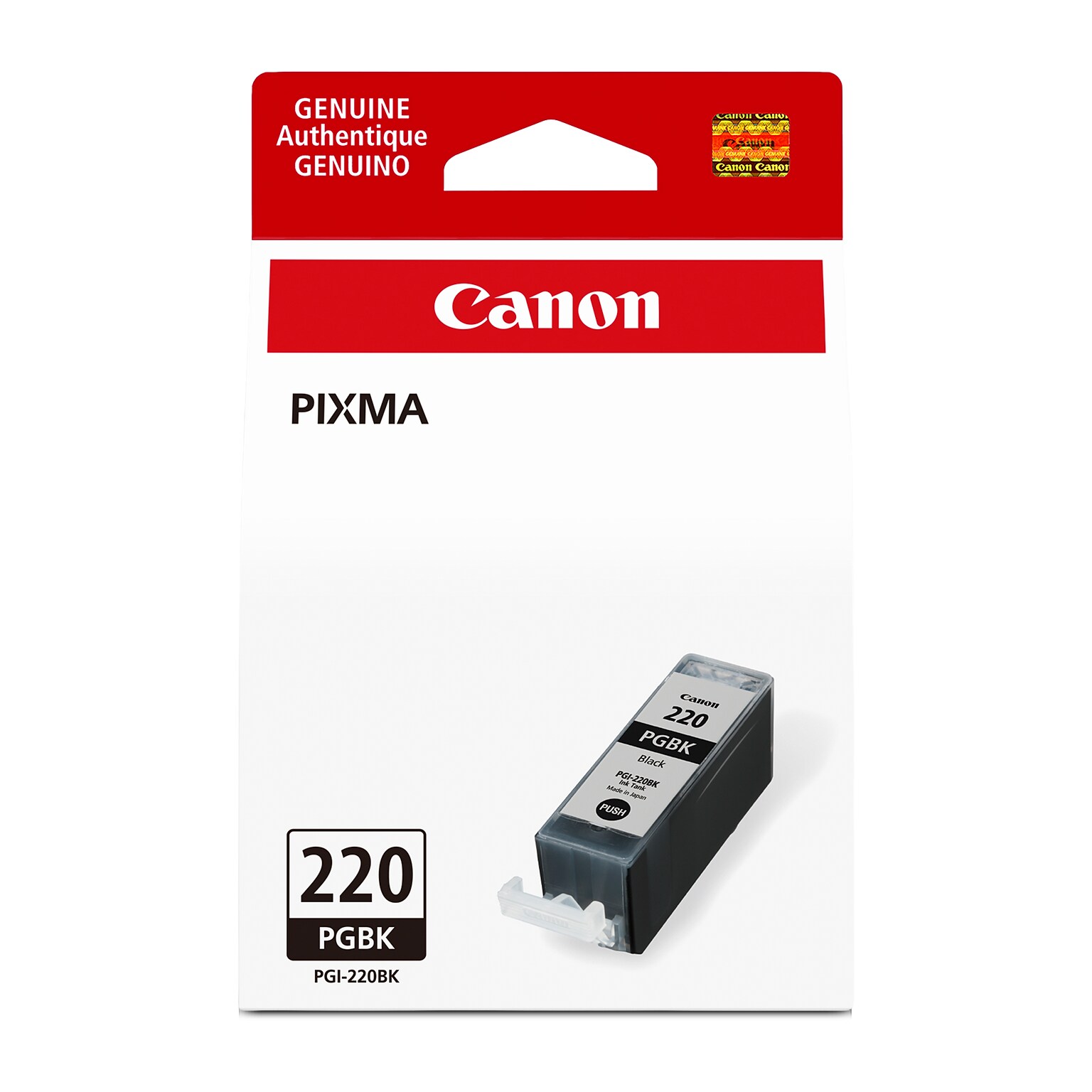 Canon 220 Pigment Black Standard Yield Ink Cartridge   (2945B001)
