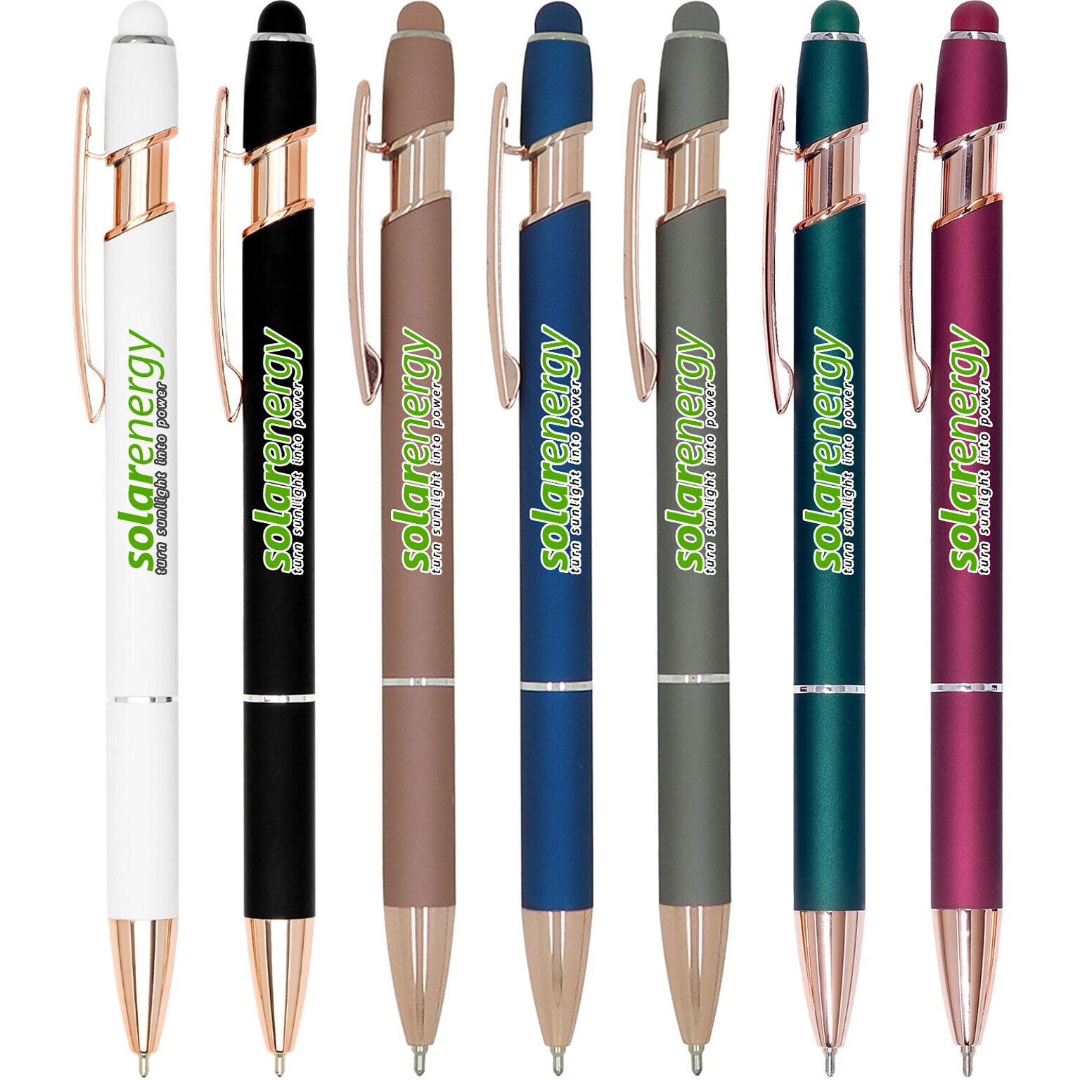Custom Full Color Ultima Rose Gold Stylus