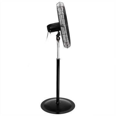 Vie Air 30 Industrial Oscillating Pedestal Fan, 3-Speed, Black (938120624M)