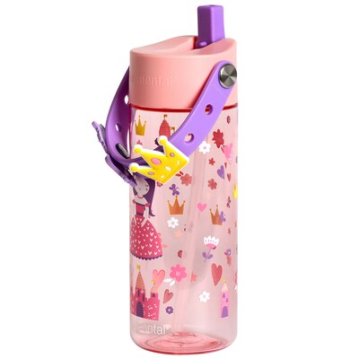 Elemental Splash Charm Plastic Water Bottle, 18 oz., Princess Dream (EMLETR18PRM60C)