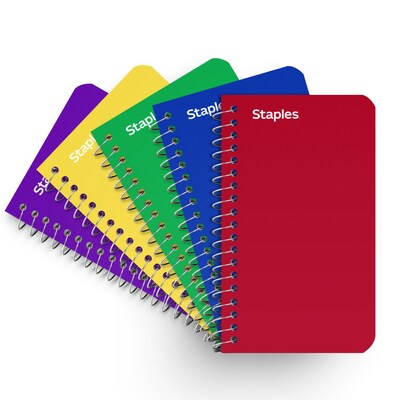 STAPLES Memo Book, 3” x 5”, Side-Bound, Ruled