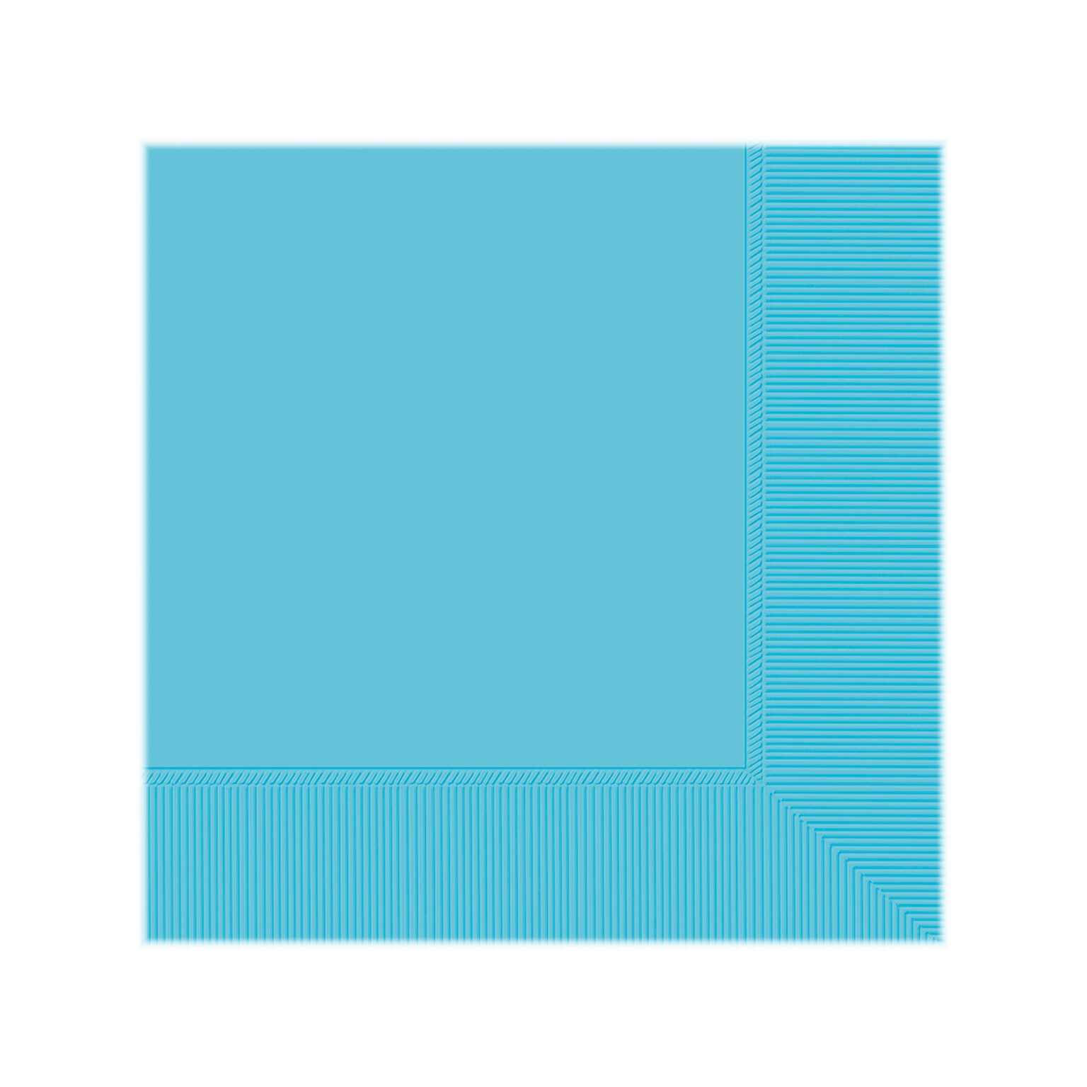 Amscan Party Luncheon Napkin, Caribbean Blue, 100/Set, 4 Sets/Pack (610011.54)