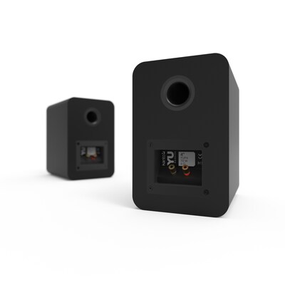 Kanto YU Passive 4" Speakers with 1" Silk Dome Tweeter and 4" Kevlar Woofer, Black, Pair (YU4P)