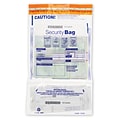 Dual Pocket Deposit Bag, Clear, 9 1/2 x 15, 100 per pack