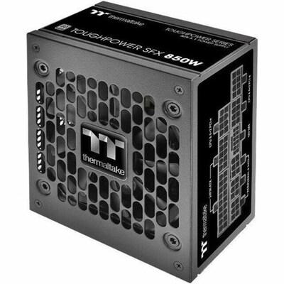 Thermaltake Toughpower SFX Platinum 850W ATX 3.1 80 PLUS Platinum Internal Power Supply, Black (PSSTP0850FNFAPU)