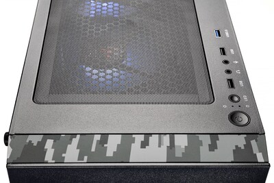 Skytech Gaming Ghost Gaming Desktop Computer, NVIDIA GeForce RTX 3050, AMD Ryzen 7-5700, 16GB RAM, 1TB SSD, Windows 11, Camo
