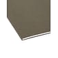 Smead FasTab Recycled Hanging File Folder, 3-Tab Tab, Legal Size, Standard Green, 20/Box (64137)