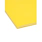 Smead File Folder, Reinforced Straight-Cut Tab, Letter Size, Yellow, 100 per Box (12910)