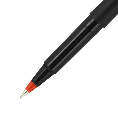 uni-ball Rollerball Pens, Micro Point, Red Ink, 12/Pack (60152)