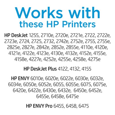 HP 67 Tri-Color Standard Yield Ink Cartridge, Prints Up to 100 Pages (3YM55AN#140)