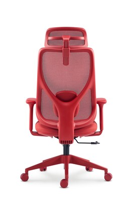 Raynor Group Torque Ergonomic Fabric/Mesh Swivel Manager Chair, Red (TORQUE-RED)
