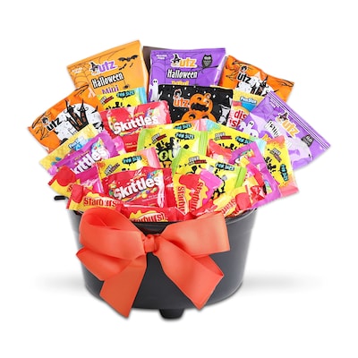 Alder Creek Halloween Witch's Cauldron of Treats Gift Basket (FG07446)