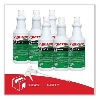 Betco Symplicity Pro A Prewash/Spotter, Citrus Scent, 32 oz Bottle, 6/Carton (BET4901600)