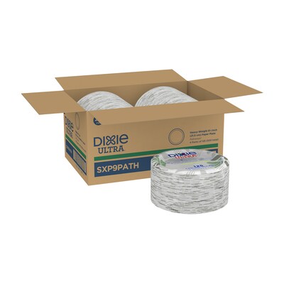 Dixie Ultra Pathways 8.5" Paper Plates, Multicolor, 125/Pack (SXP9PATH)