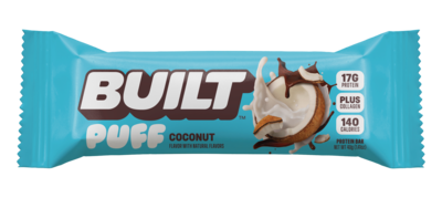 Built Puff Coconut Protein Bar, 1.41 oz., 12 Bars/Box (BUI30209)