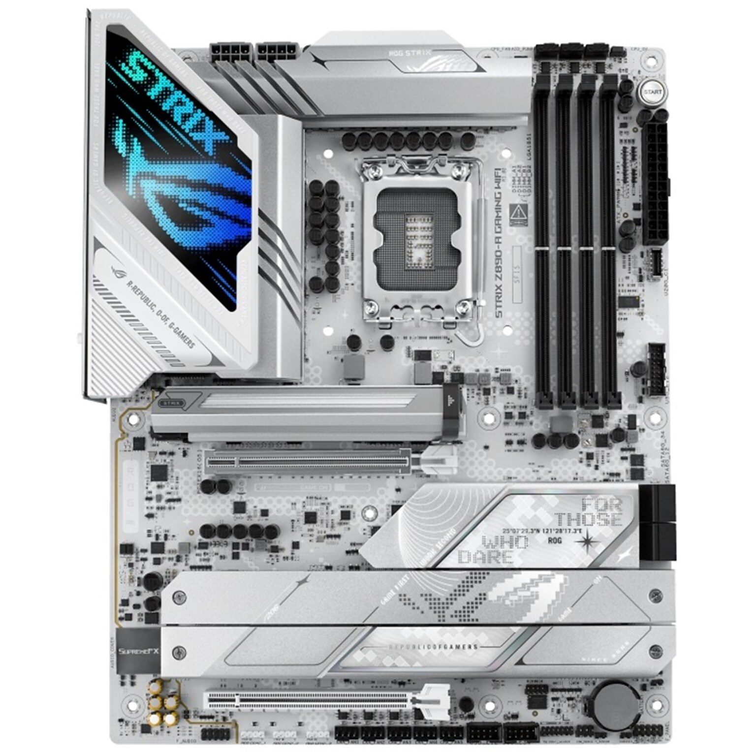 ASUS ROG STRIX (Socket LGA1851) ATX Intel Core Ultra Desktop Motherboard (ROG STRIX Z890-A GAMING WIFI)