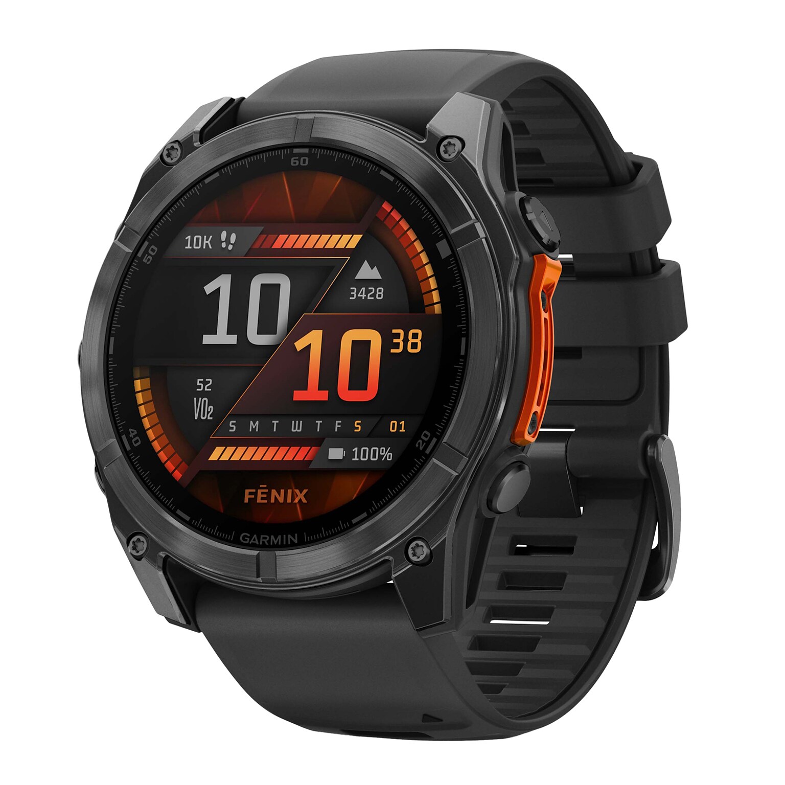 Garmin fenix 8 Smart Watch, 51 mm, Slate Gray & Black (GRM0290500)