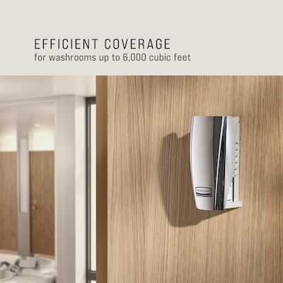 Rubbermaid Commercial CirculAir 90 Solid Air Freshener Dispenser, Chrome (1793548)