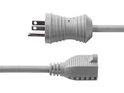 StarTech 6' NEMA 5-15P to NEMA 5-15R Cable, Male to Female, Gray (231B-660H-POWER-CORD)