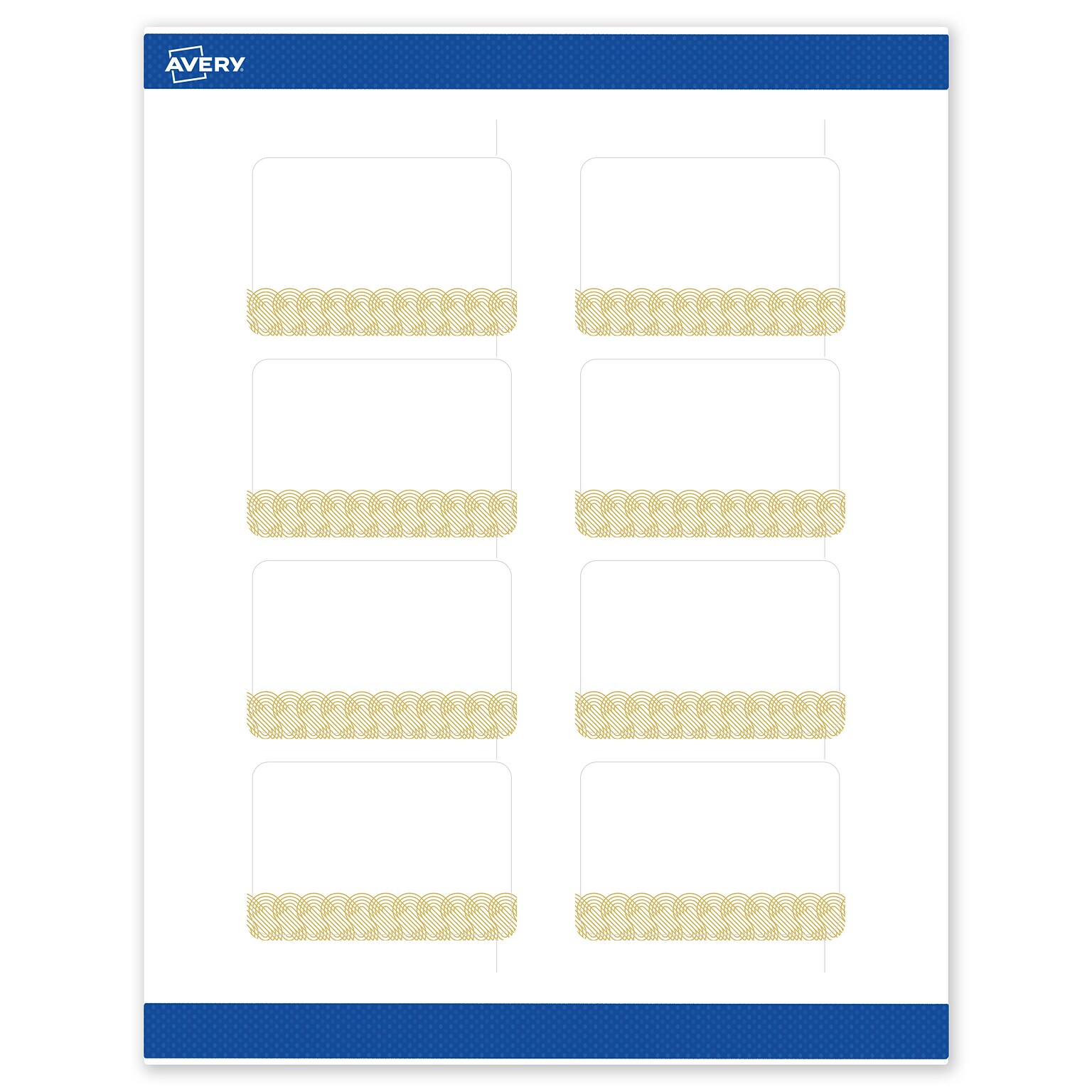 Avery Laser/Inkjet Rectangle Multipurpose Labels, 2 x 3, White, 80/Pack (S00EWV)
