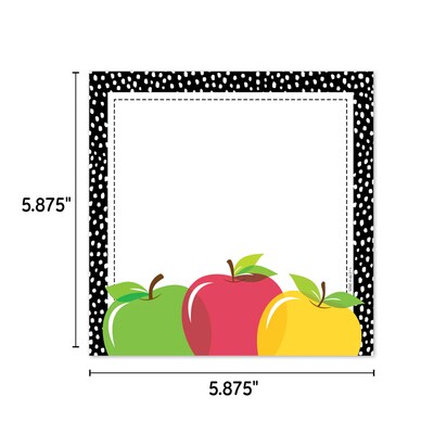 Creative Teaching Press Apple Time Apple Cards Designer Cut-Outs, 36/Pack, 3 Packs/Bundle (CTP11054-3)