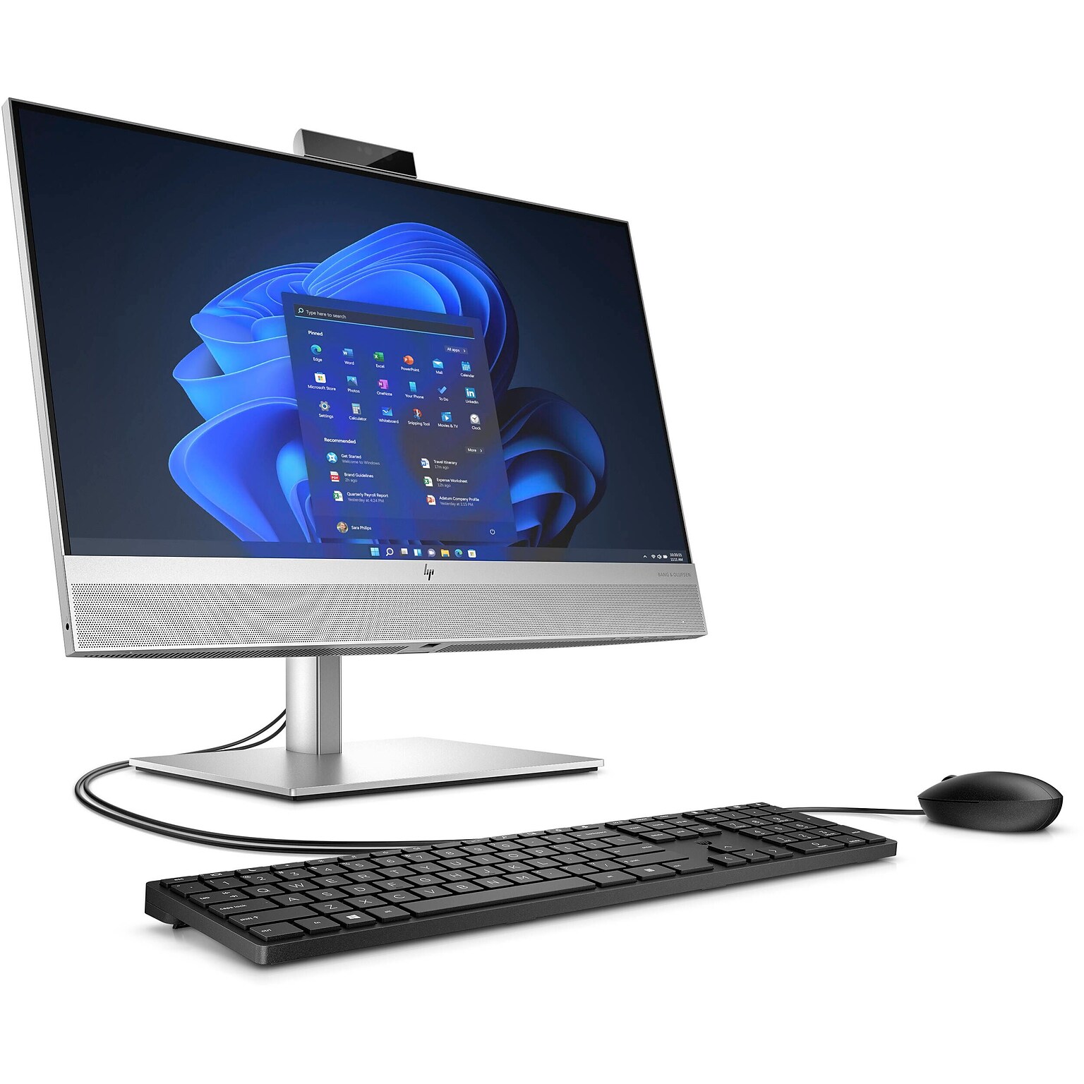 HP EliteOne 840 G9 All-in-One Desktop Computer, Intel Core i7-14700, 32GB RAM, 512GB SSD, Mouse and Keyboard Inc. (A12H6UT#ABA)
