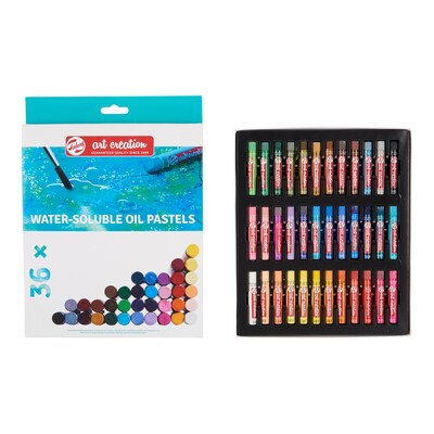 Talens Art Creation Water Soluble Oil Pastel Set, Assorted Colors, 36/Set (TLN9029136M)