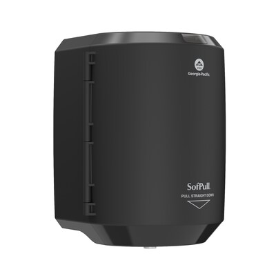 SofPull Centerpull Junior Capacity Paper Towel Dispenser by GP PRO, Black (58008B)
