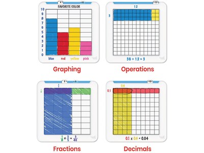 hand2mind Build-a-Grid Magnetic Demonstration Grid (92426)