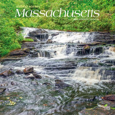 2027 BrownTrout Massachusetts Wild & Scenic 12 x 12 Monthly Wall Calendar (9798330714360)