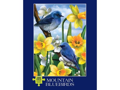 Willow Creek Mountain Bluebirds 1000-Piece Jigsaw Puzzle (49489)