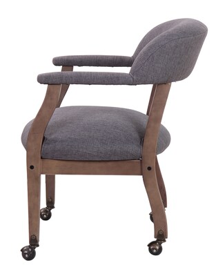 Boss Captain's Guest Chair in Slate Gray Linen (B9545DW-SG)