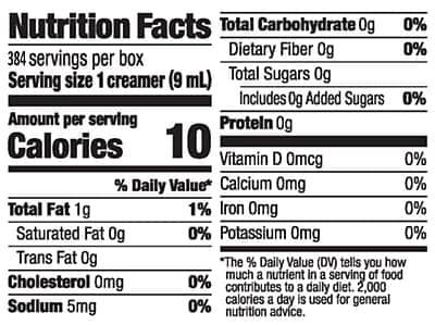 International Delight Singles Original Liquid Creamer, 0.30 oz., 384/Carton (136958)
