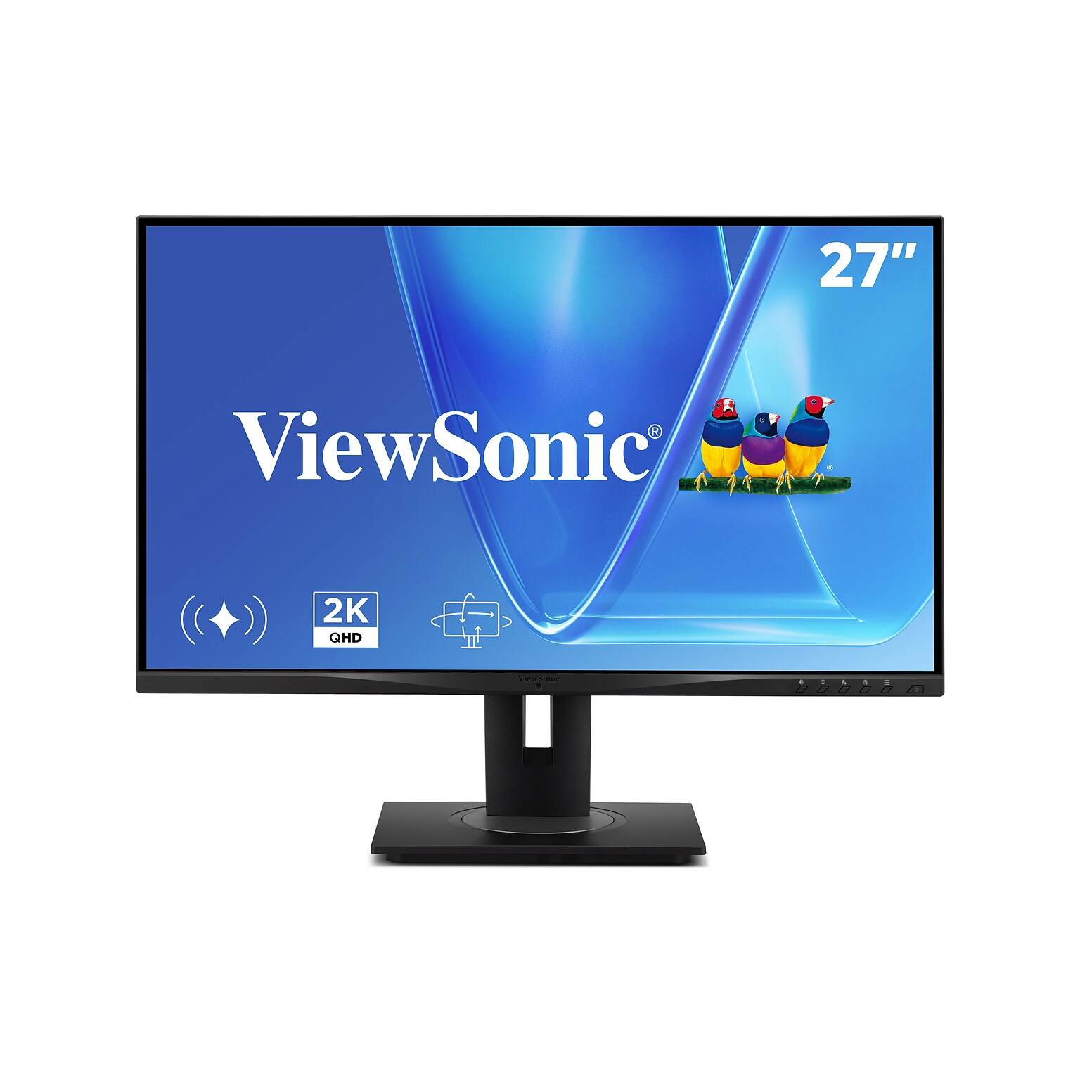ViewSonic Ergonomic 27 QHD 100Hz LCD Monitor, Black (VG2748A-2K)