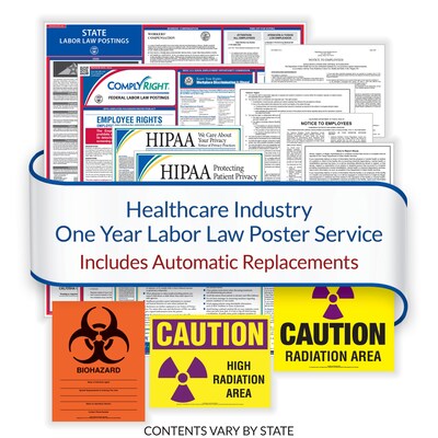 ComplyRight Federal, State and Healthcare (English) Labor Law 1-Year Poster Service, North Dakota (U