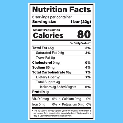 Skinny Crispy Gluten Free Vanilla Marshmallow Rice Treat, 4.68 oz., 6 Bars/Box, 3 Boxes/Pack (600-04176)