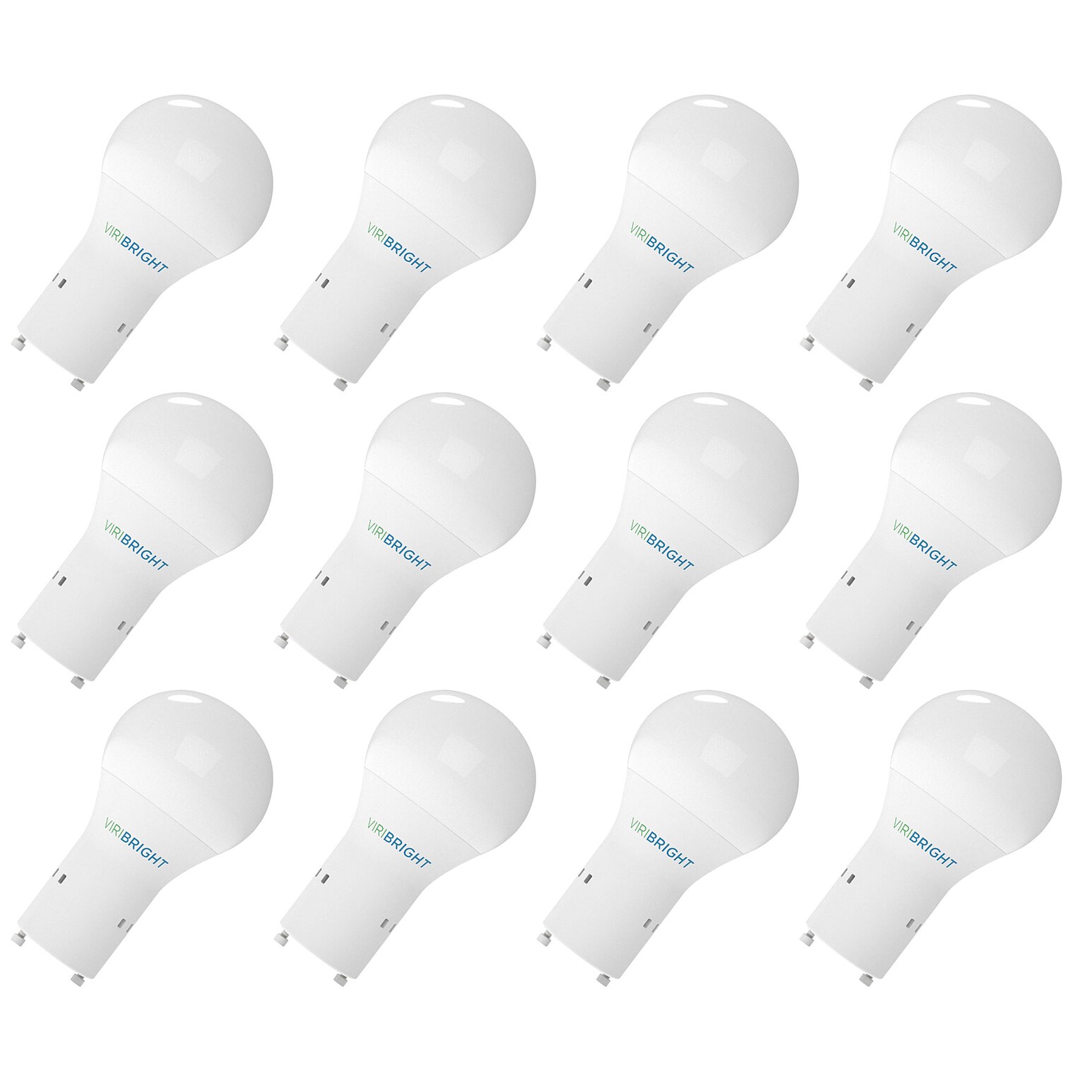 Viribright 9.5 Watts Soft White LED Household Bulb, 12/Box (640555-12)