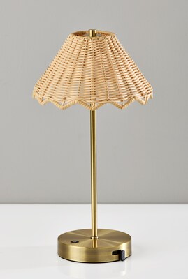 Adesso Stevie LED Table Lamp, Antique Brass (4082-21)