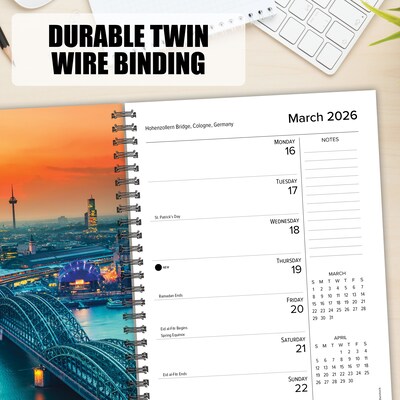 2026 Willow Creek Destinations 6.5" x 8.5" Daily & Monthly Personal Organizer (54628)