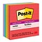 Post-it Super Sticky Notes, 4 x 4, Playful Primaries Collection, Lined, 90 Sheet/Pad, 6 Pads/Pack