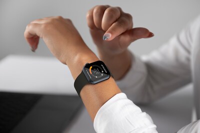 LAX Dual Clasp Silicone Band for Apple Watch, Cocoa