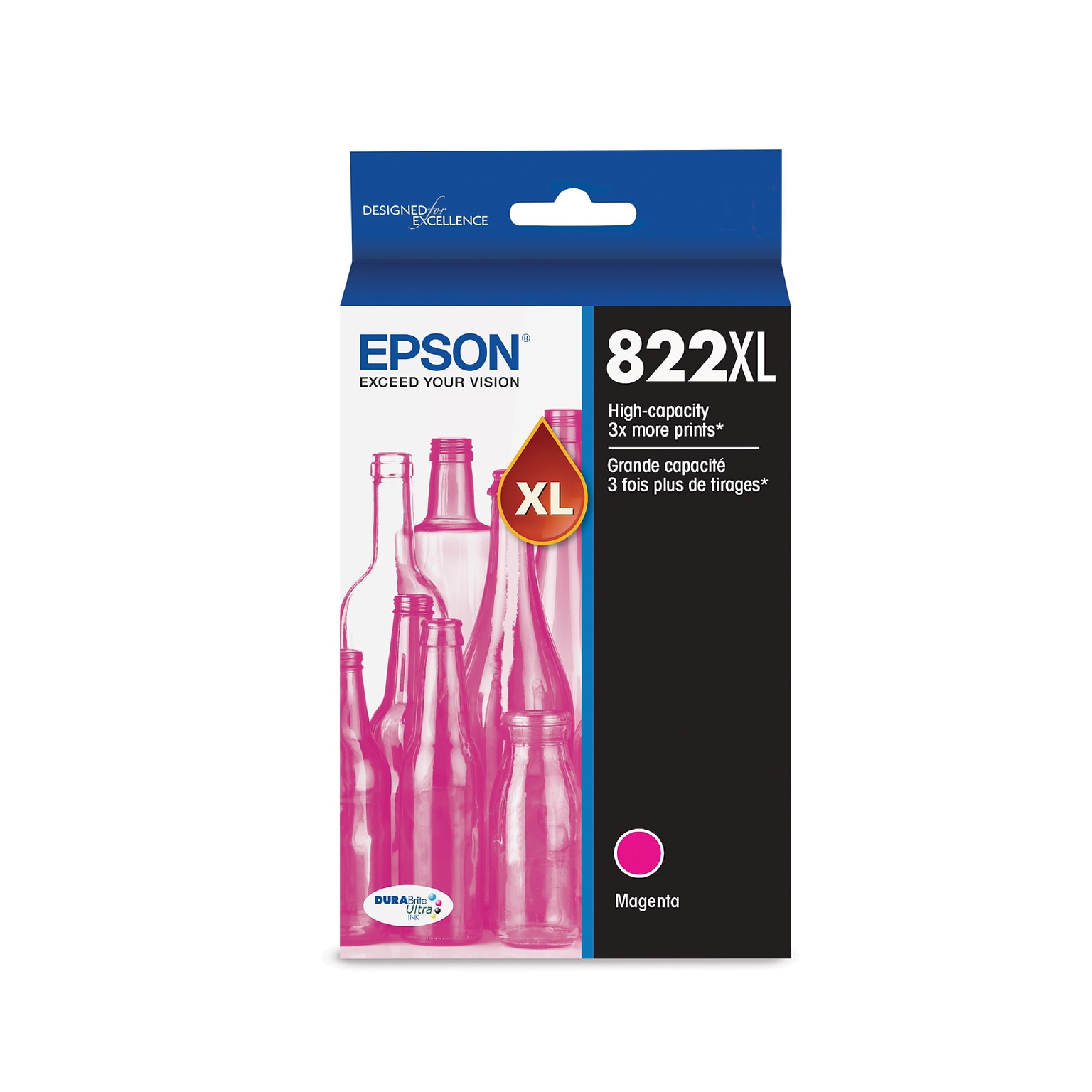 Epson T822XL Magenta High Yield Ink Cartridge (T822XL320-S)