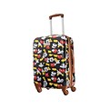 American Tourister Disney Mickey Classic Polycarbonate 4-Wheel Spinner Luggage, Multicolor (128675-4575)